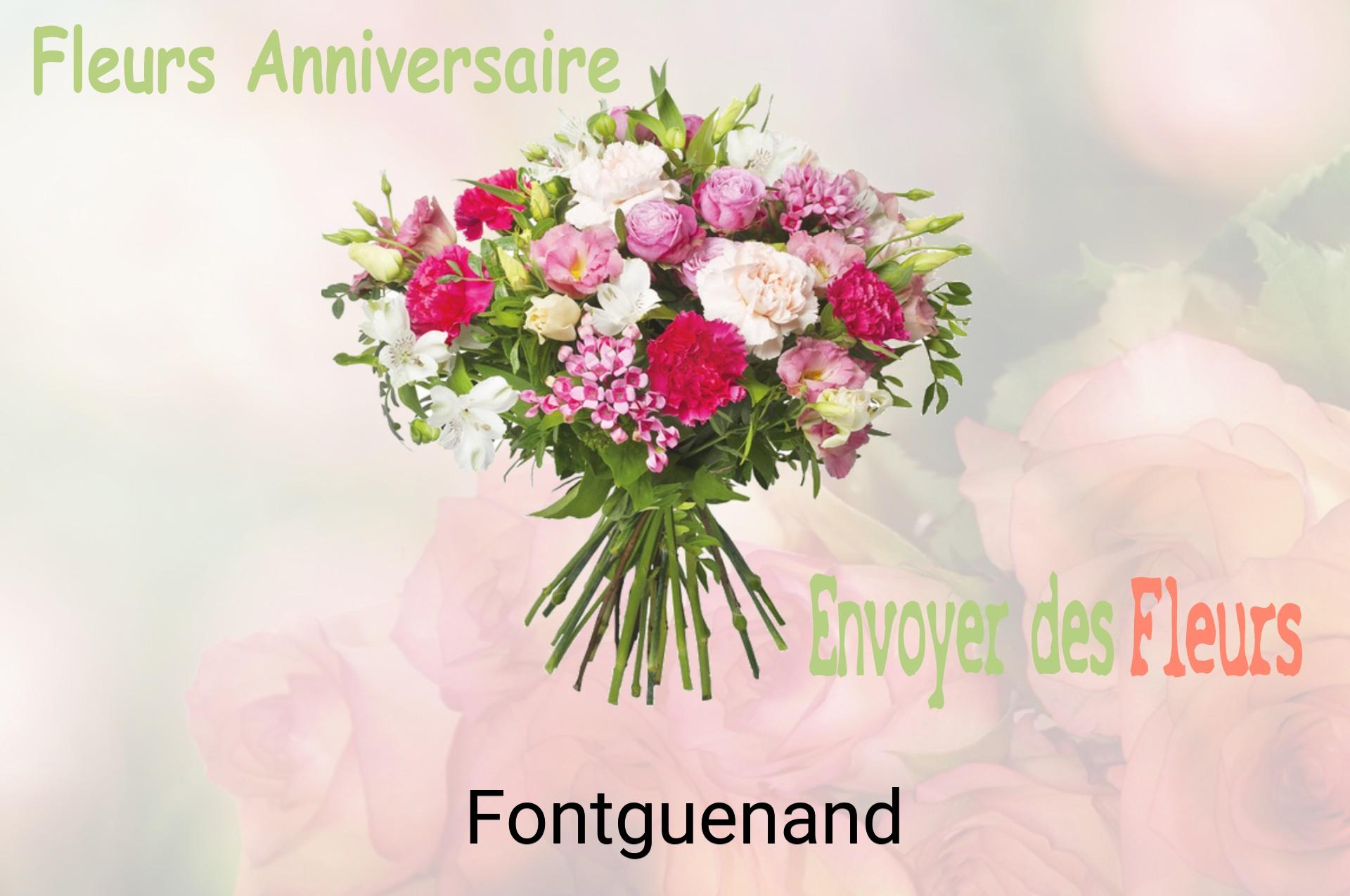 Bouquet de fleurs d’anniversaire livré à Fontguenand