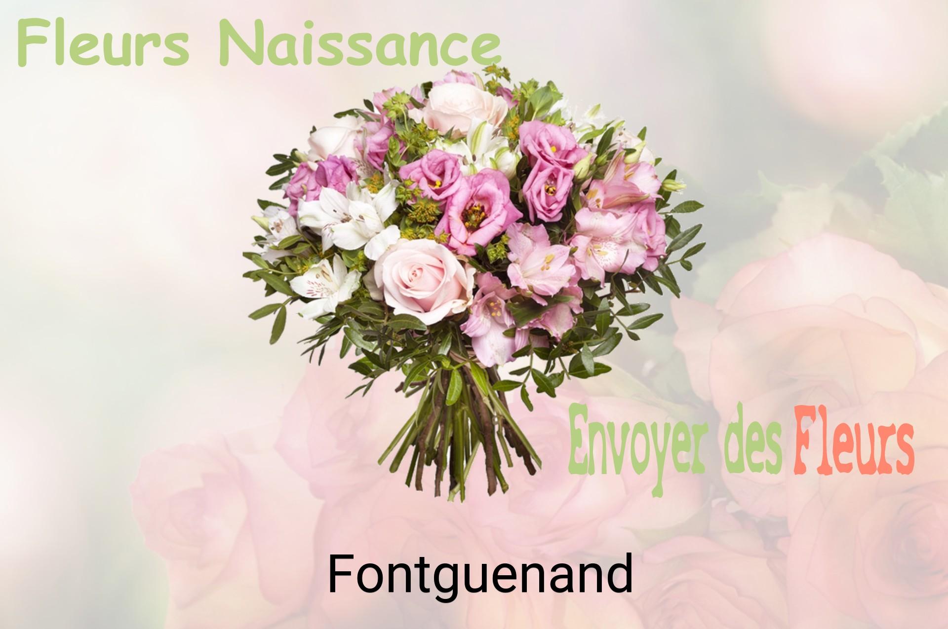Bouquet de fleurs de naissance livré à Fontguenand
