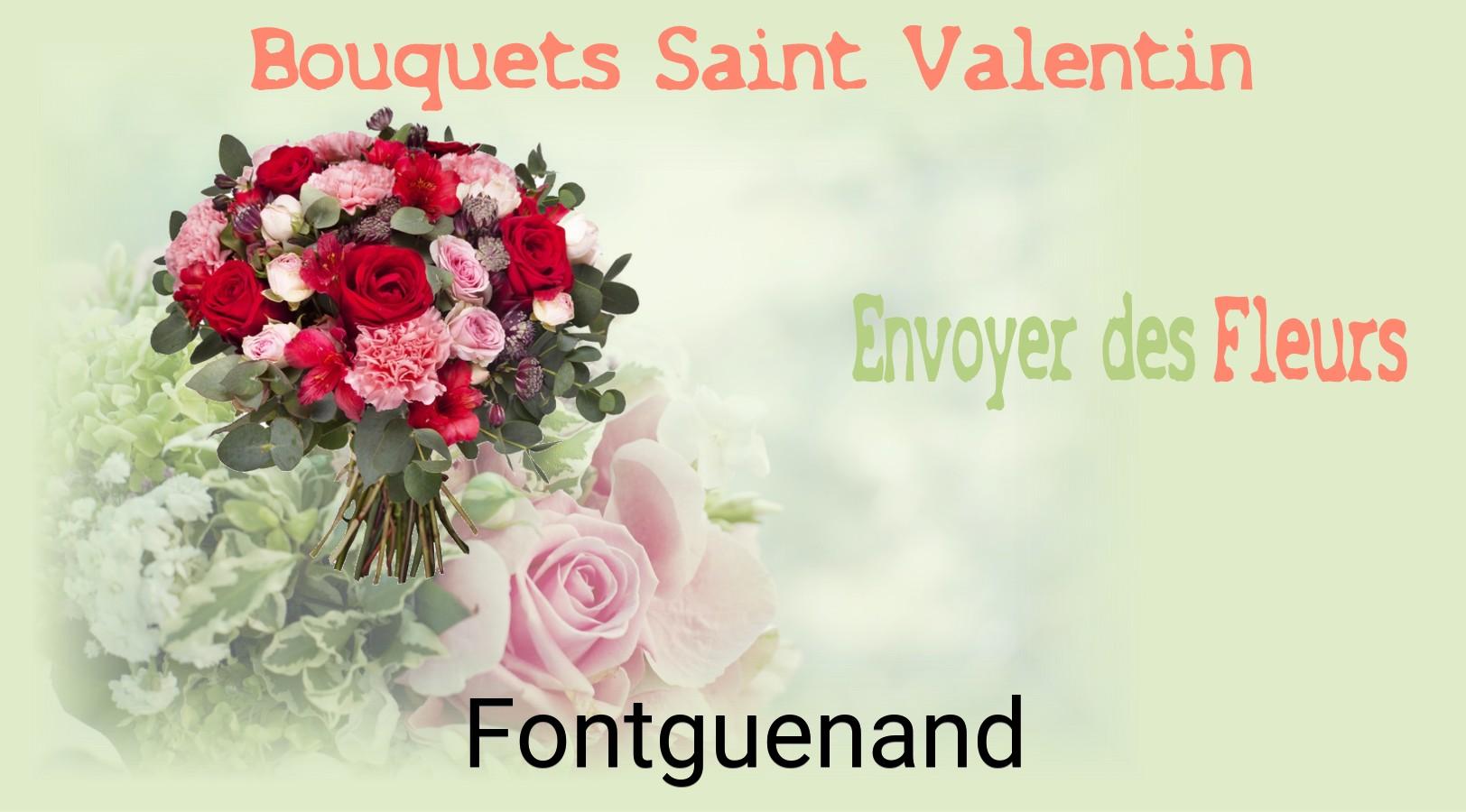 Roses de Saint-Valentin livrées à Fontguenand